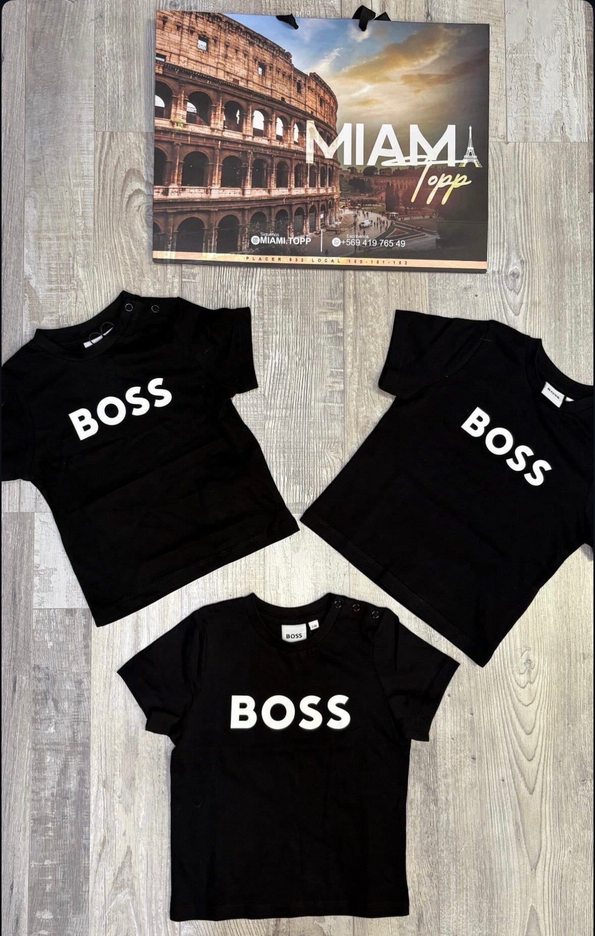 Polera Boss niño