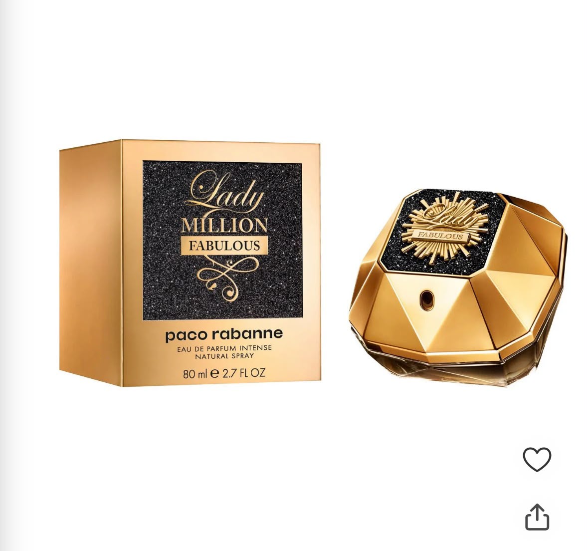 Perfume Paco Rabanne Lady Million Fabulos